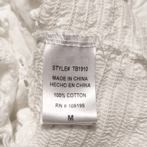 Love J Eyelet Crop Top - Picture 6 of 7